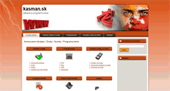 Desktop Screenshot of kasman.sk